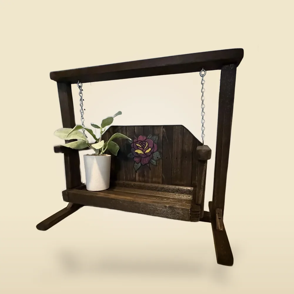 Mini porch swing